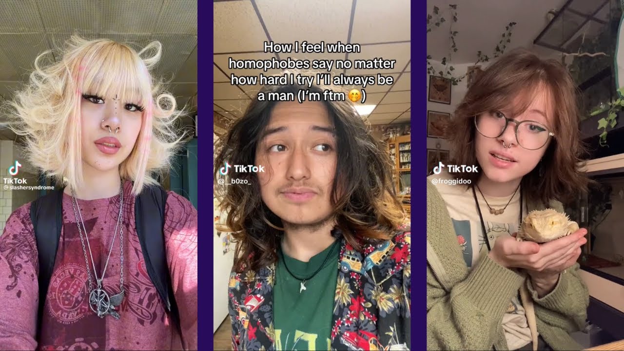 tiktoks for when you need to turn your brain off (trans, alt fashion, disability etc)