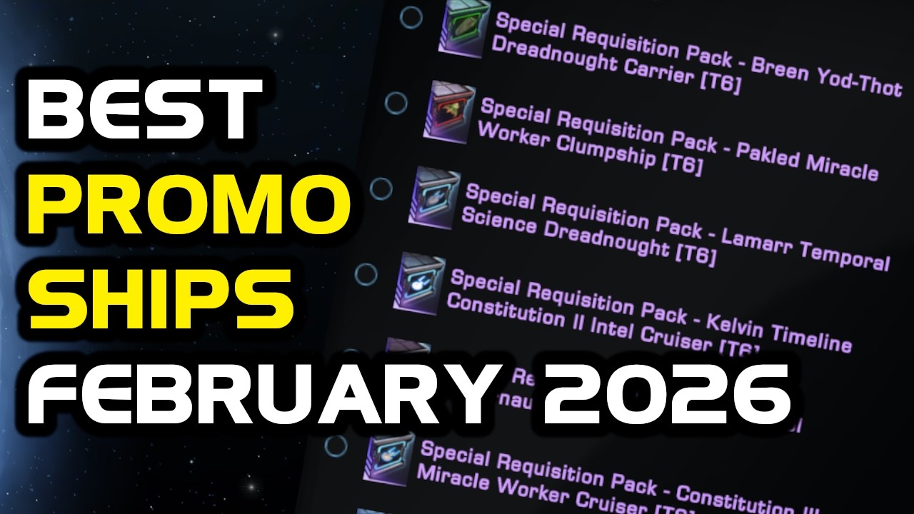 Лучшие рекламные корабли в Star Trek Online | Февраль 2026