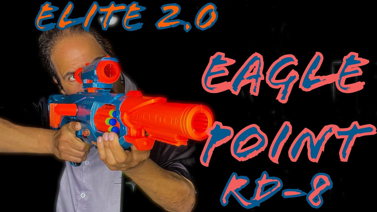 An Accustrike Upgrade??   Nerf Elite 2.0:  Eagle Point RD-8 (Full Review & Comparison)