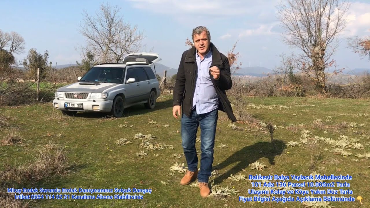 Balıkesir Balya Yaylacık Mahellesi 10.005m2 Satılık Düz Tarla İrtibat 0554 114 02 31 Selçuk Dangaç