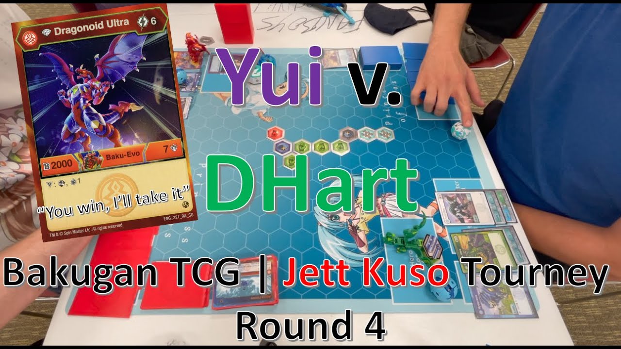 Jett Kuso Bakugan TCG Tournament - Round 4 - DHart v. Yui #bakugan