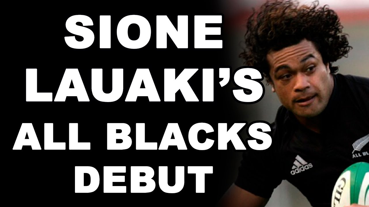 Sione Lauaki's All Blacks Debut