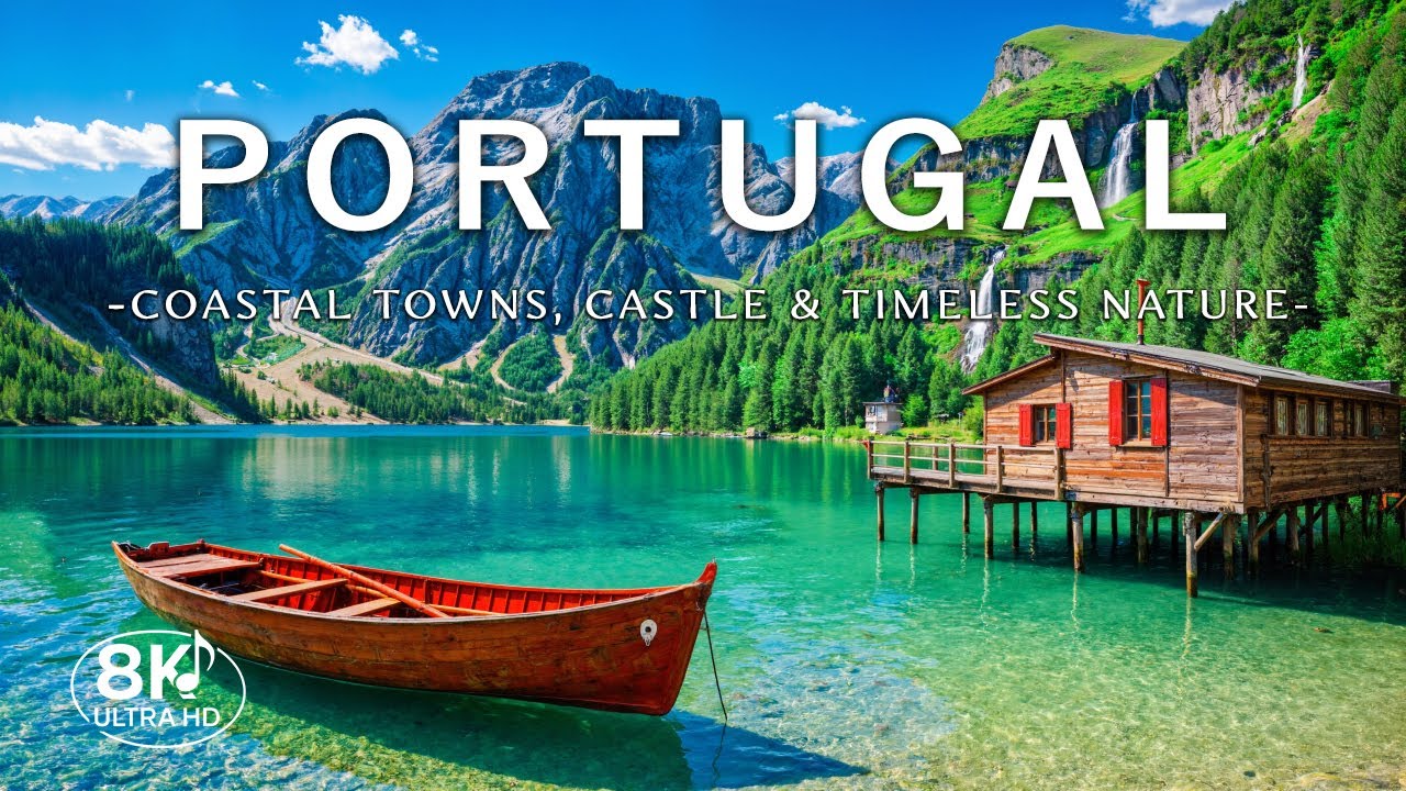 🇵🇹 Portugal 8K  UHD | Journey Through Coastal Villages, Historic Towns & Stunning Landscapes
