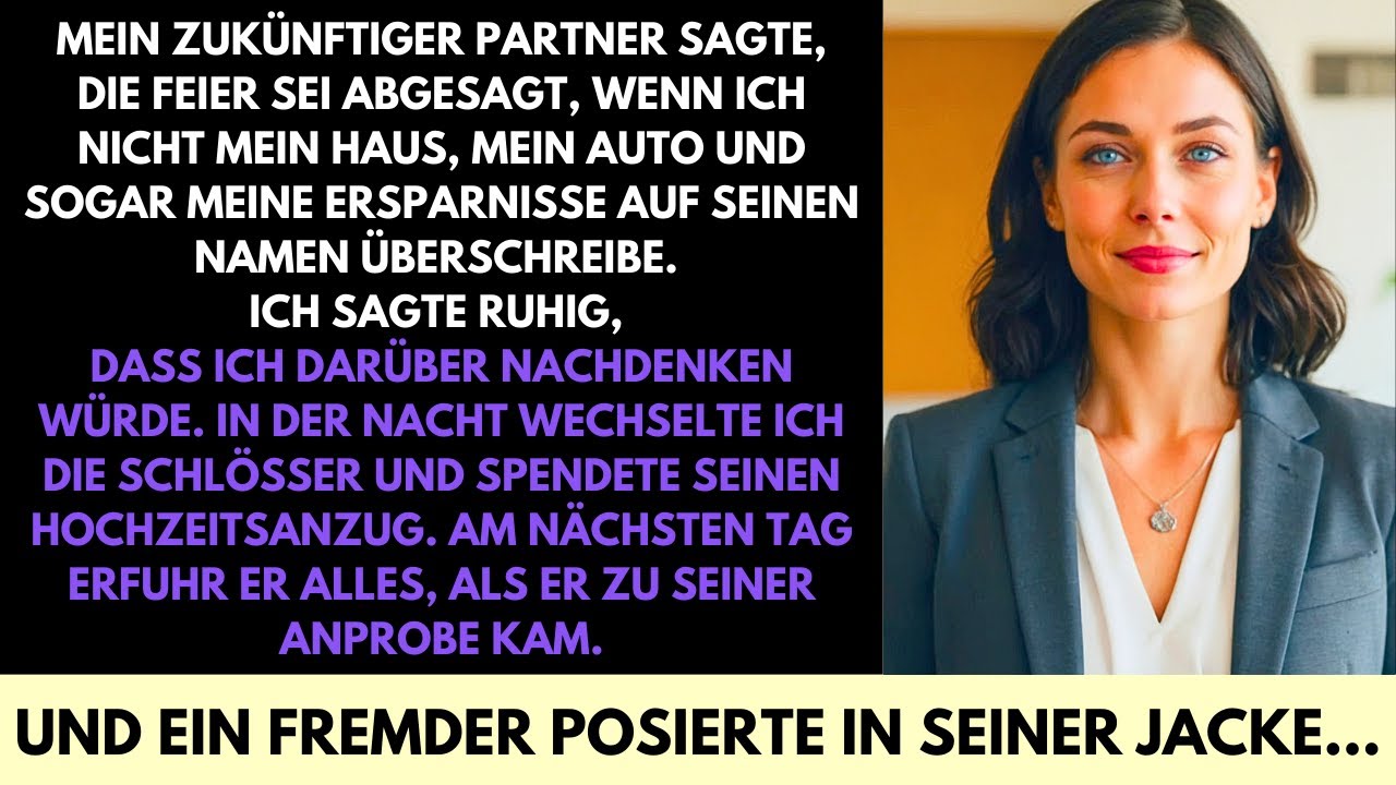 Ich Sagte Die Hochzeit Ab, Als Mein Verlobter Mein Luxushaus, Auto und Vermögen Wollte