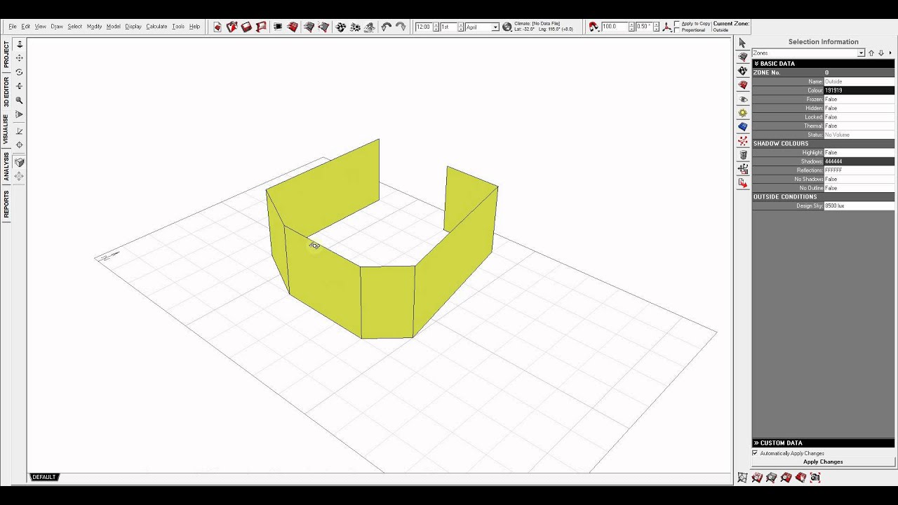 Ecotect Tutorial 4.0 - Modelling In Ecotect