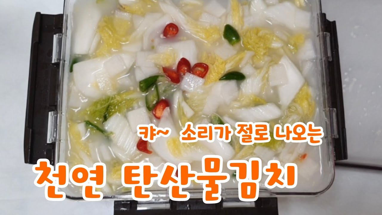 이런 물김치는 먹어야 해, 한 번 맛보면 또 만들고 싶은 마성의 물김치