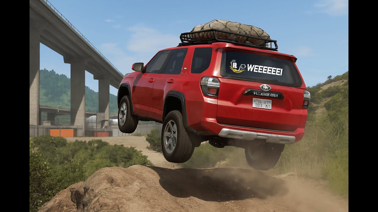 How to destroy a... 2024 Toyota 4Runner - BeamNG.drive