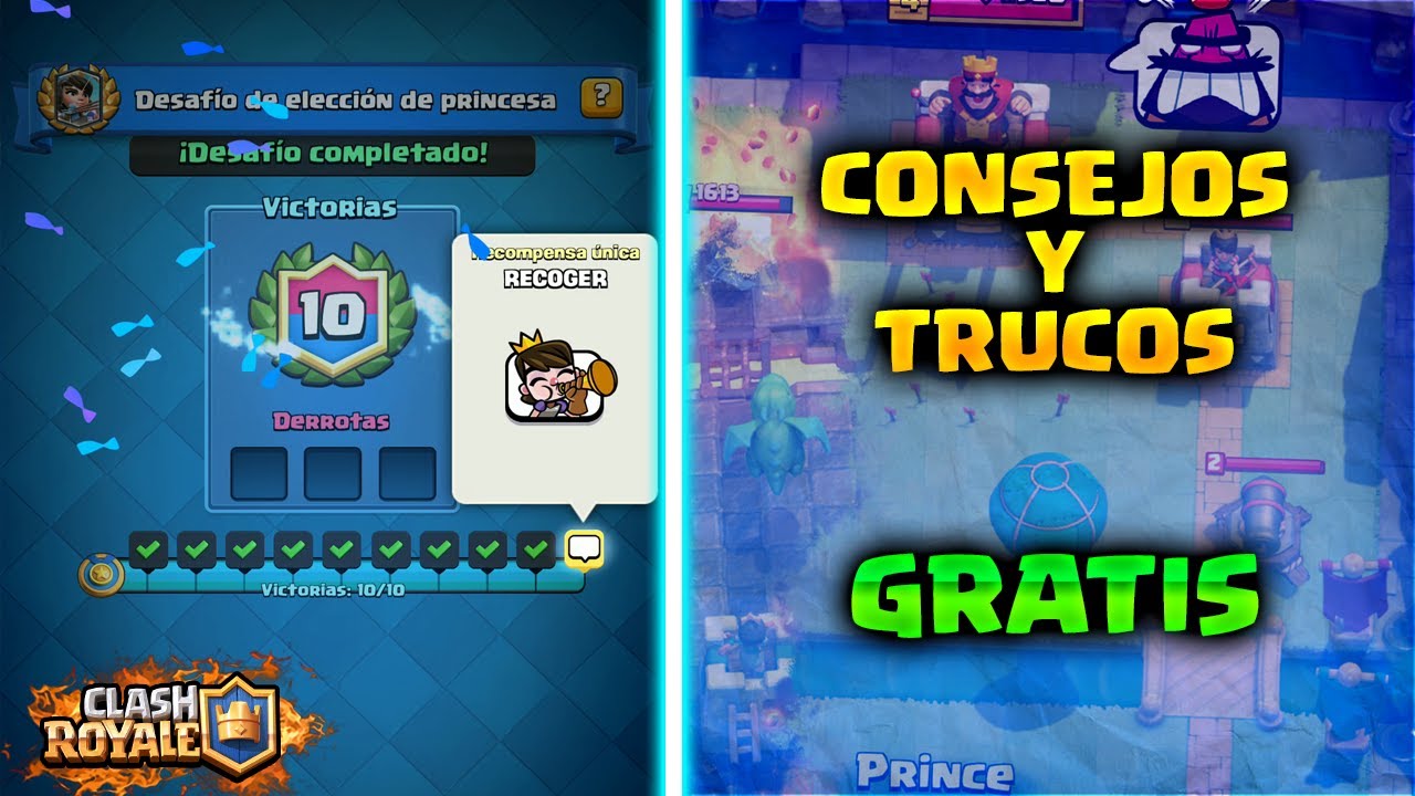 ¡DESAFÍO DE ELECCIÓN DE PRINCESA GRATIS! TRUCOS y CONSEJOS - Clash Royale [BasiCH]