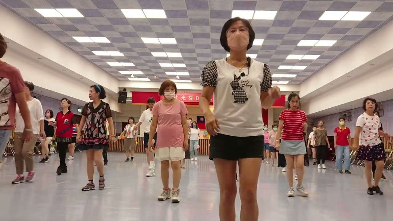 '不要想太多'排舞 Don't Overthink It line dance:西村班及光復B,C班,三班排舞聯誼舞會 8/19/2023