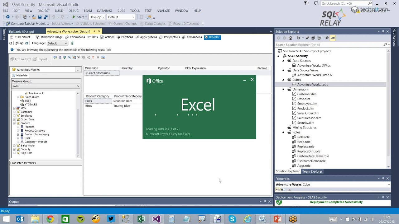 SQL Relay presents Chris Webb - Advanced SSAS Multidimensional Security Tips & Tricks