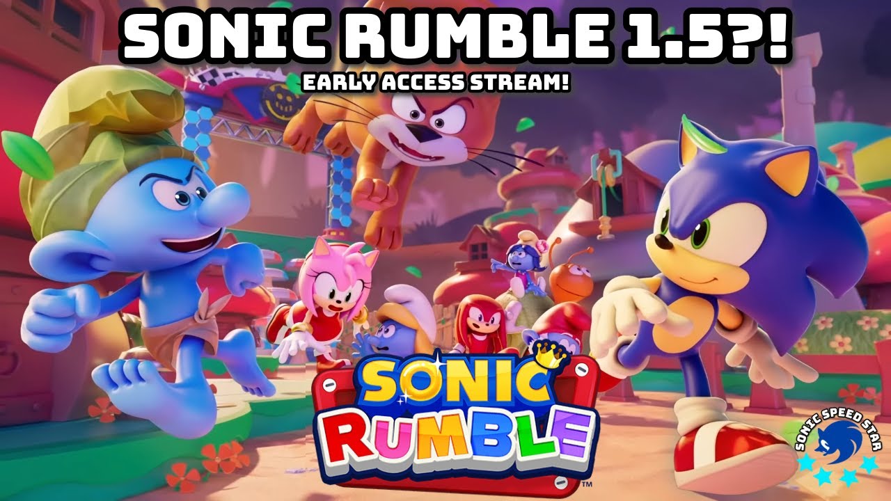 SONIC RUMBLE PARTY?!?!? AND SMURFS!?!? (Sonic Rumble 1.5)