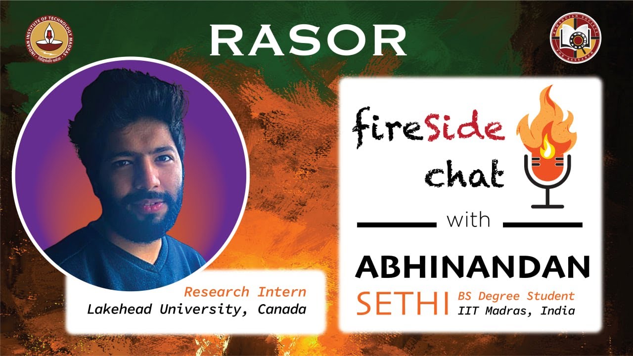 FireSide Chat Ep-01 | Research Internship Guidance by Mr. Abhinandan Sethi
