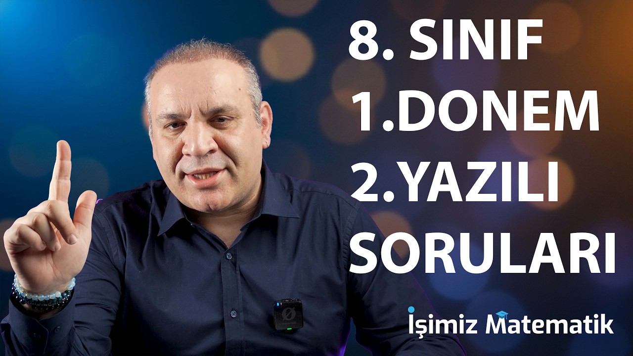 8.SINIF 1.DÖNEM 2.YAZILI SORULARINI ÇÖZDÜK! PART 1
