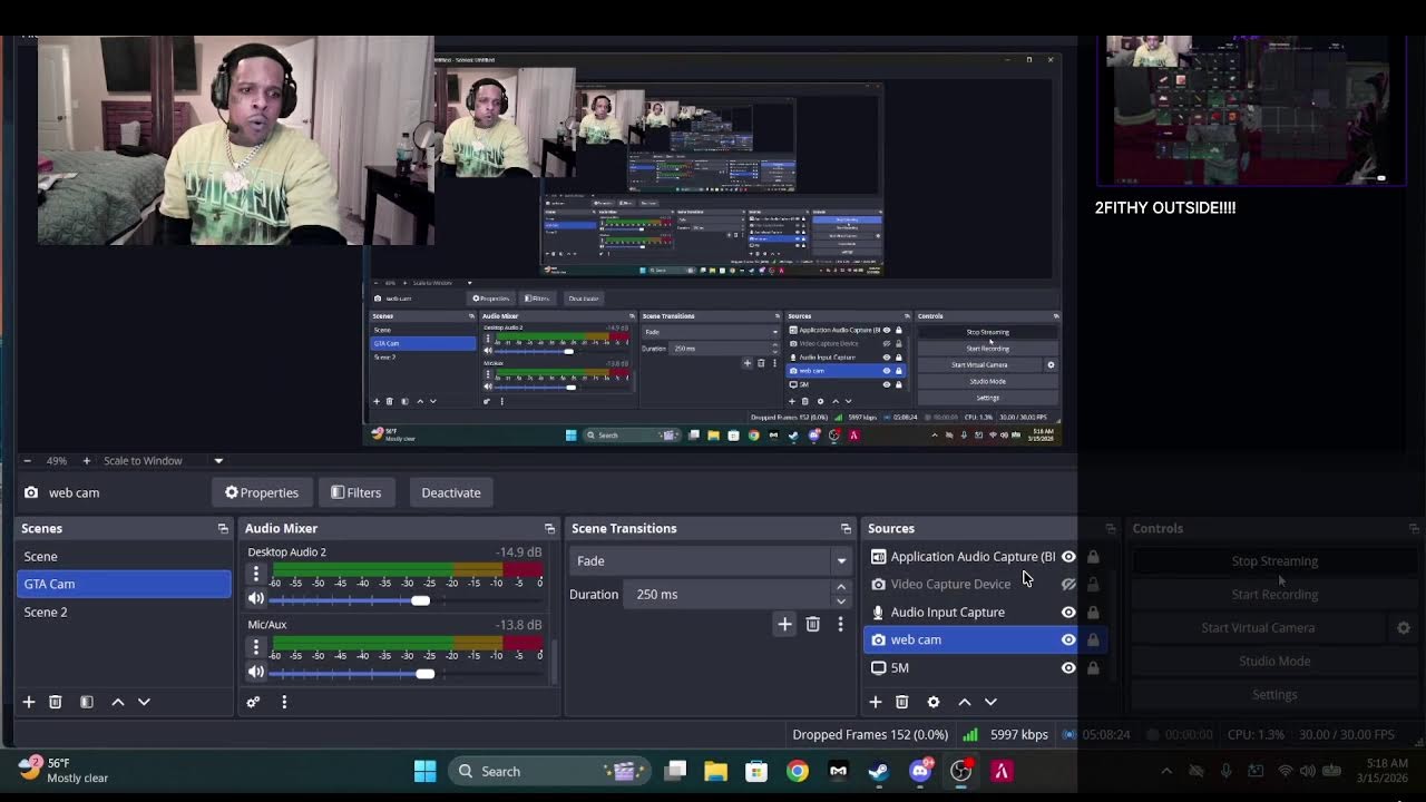 ✌🏾Fynesse2Tymes Live Stream Ft. Shugg