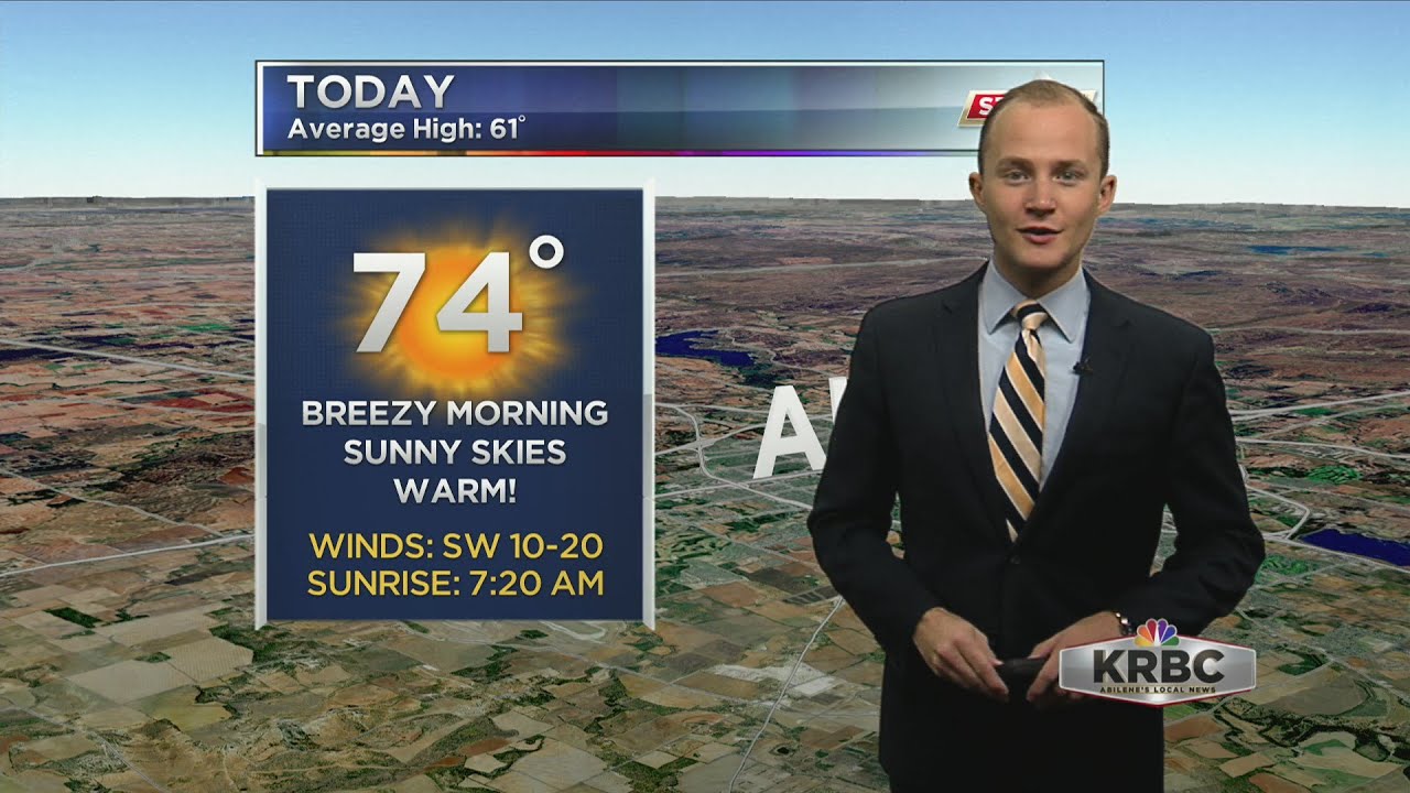 KRBC AM Forecast: Wednesday, November 28, 2018