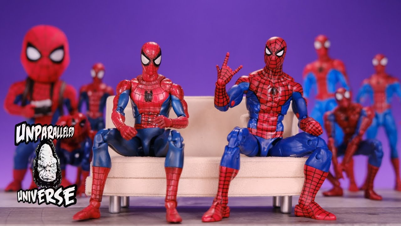 Who made the Best Spider-Man: Mafex Vs Marvel Legends Retro (Action Figure Comparison)