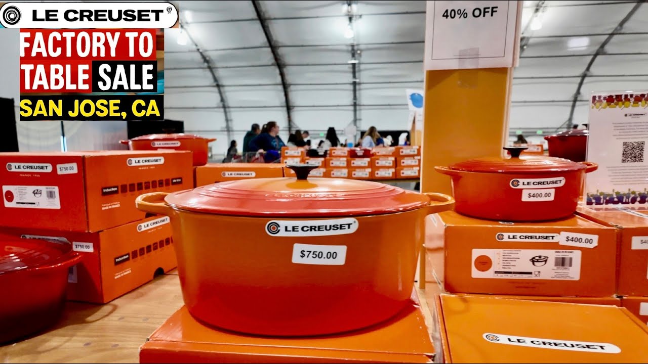 Le Creuset [FTT] Factory to Table Sale in San Jose, California | Ultimate Cookware Deals!!