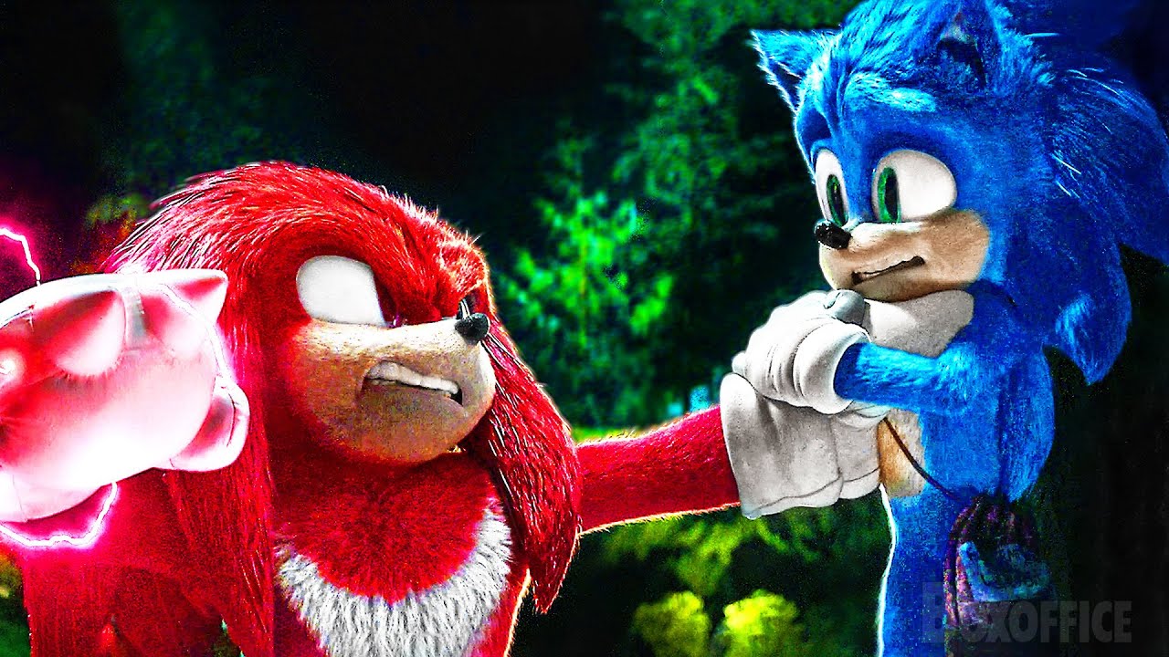 SONIC Vs KNUCKLES Melhores Cenas de Ação 4K ᴴᴰ