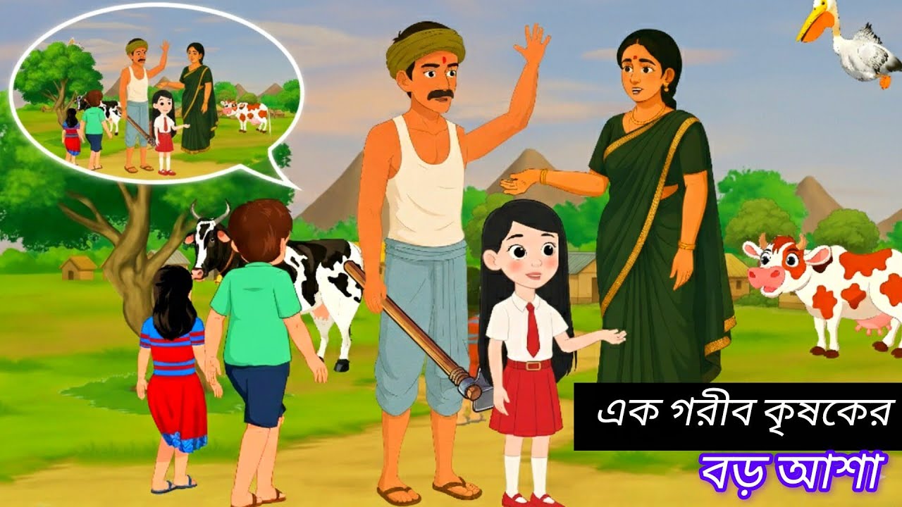 এক গরিব কৃষকের বড় আশা ,#bengali  cartoon 