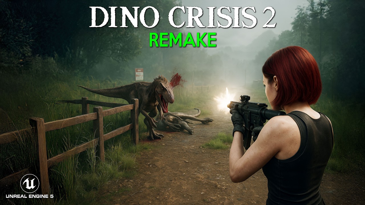 DINO CRISIS 2 REMAKE First Gameplay Demo | New Survival Horror Action Shooter with Deadly Dinosaurs