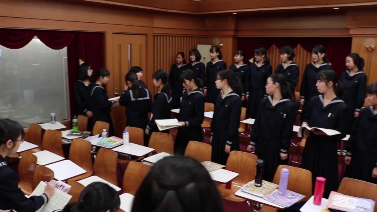 Nコン金賞・豊島岡女子学園高校コーラス部の練習風景に密着３　顧問の先生の指導
