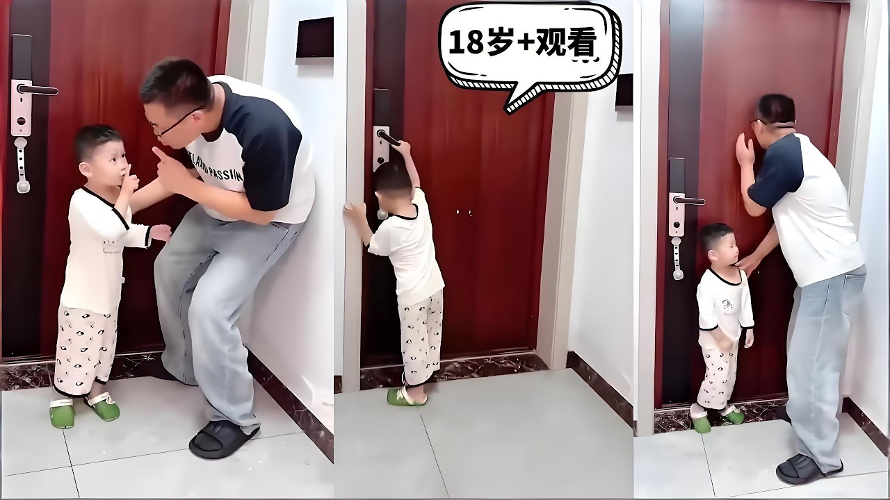 半夜有陌生人敲门，千万别让孩子开门，安全意识要牢记【兜兜来啦】