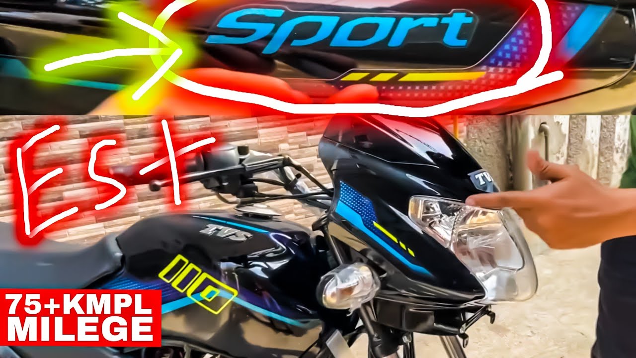 TVS SPORT 110 ES PLUS VERIENT LAUNCHED | TVS SPORT 110 ES PLUS | REVIEW | TVS SPORT 110 | TVS SPORT