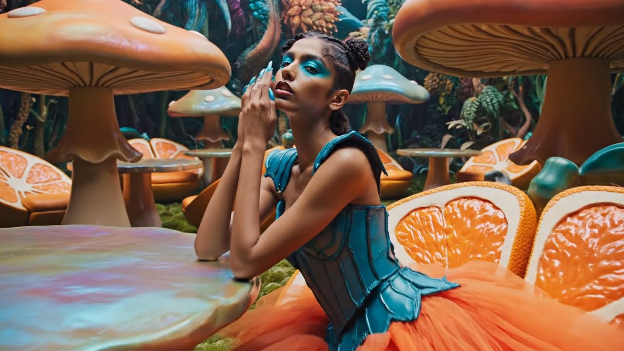 AI Surreal Dance Video - Private thoughts never sleep 4К