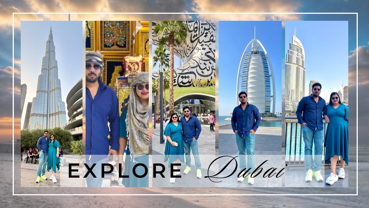 Vlog # 29 - Dubai City Tour || Burj Khalifa || Future Museum || The Atlantis