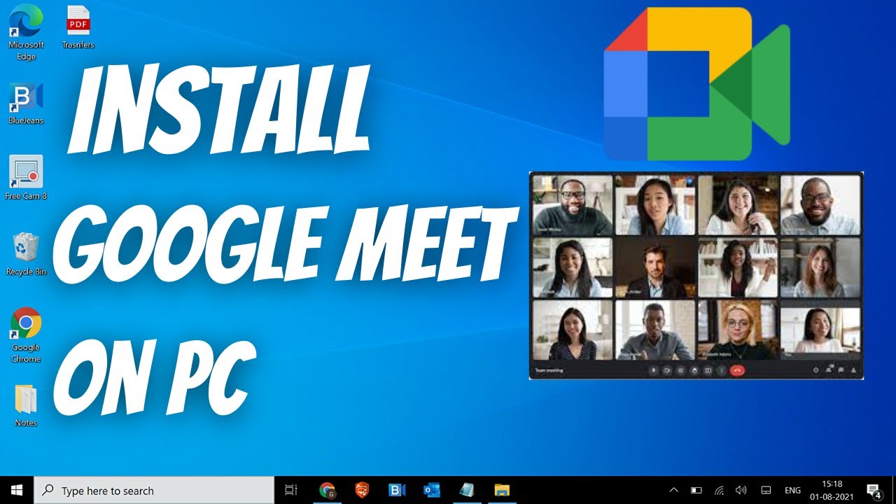 Как установить приложение Google Meet в Windows 11/10 (2022)
