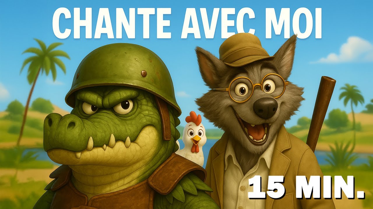Chante Avec Moi ! Ah les crocodiles, Promenons-nous dans les bois,Les Comptines Préférées des Petits