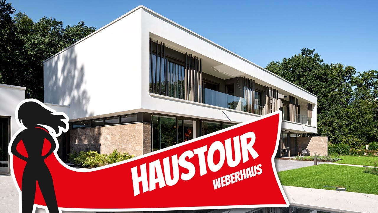 Haustour: 3 Millionen Luxusvilla vom Architekten als Fertighaus? Weberhaus | Hausbau Helden