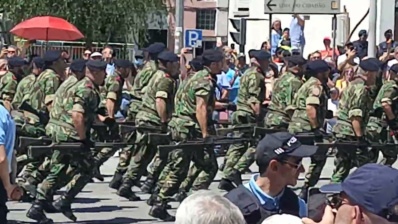 Desfile Militar dia de Portugal em Braga