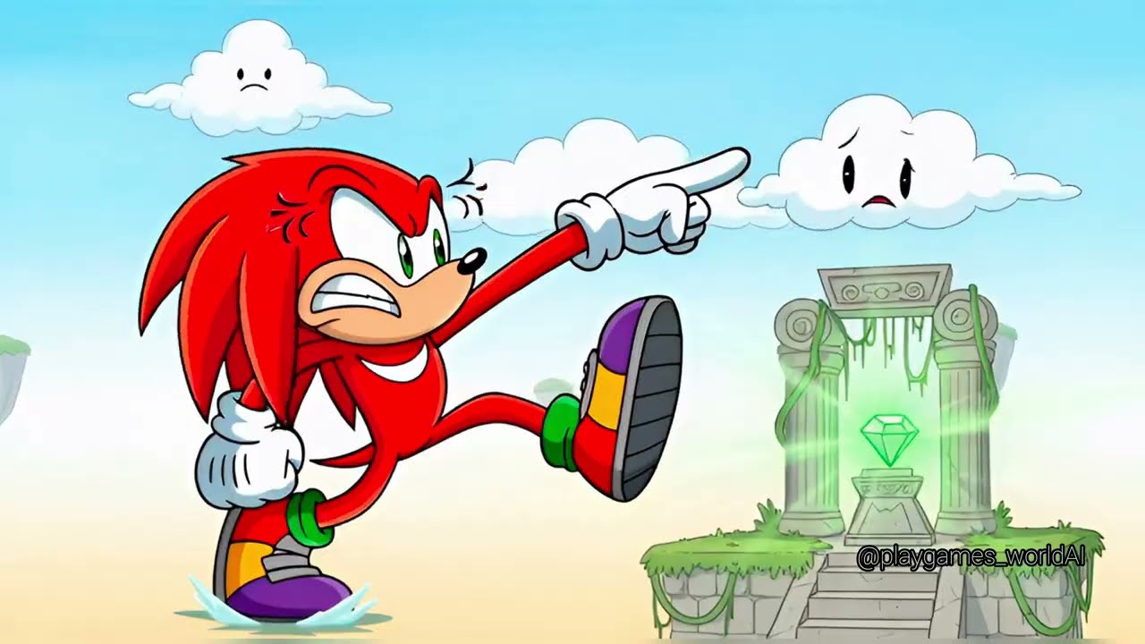 Knuckles vs. the Master Emerald Nap#sonic #knuckles 