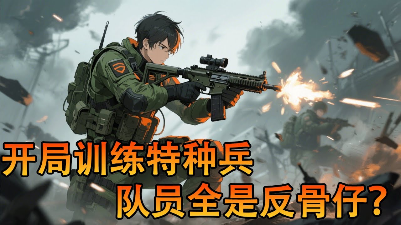 開局直接穿越到戰場上，隊員還都是反骨仔？那沒辦法了，只能先把隊友全打服再說了#小说 #穿越 #热血 #冒险