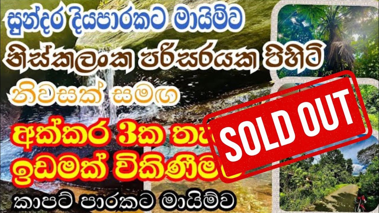 3 Acres Land Sale In Avissawella - Ruwanwella 