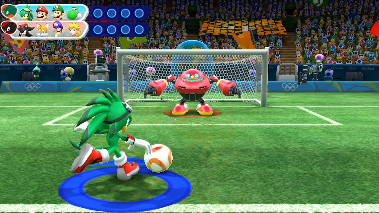 Mario & Sonic at the Rio 2016 Olympic Games Football Jet, Mario, Luigi and Yoshi