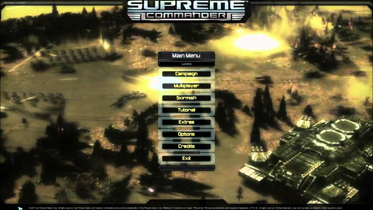 Supreme Commander - Main Menu Theme
