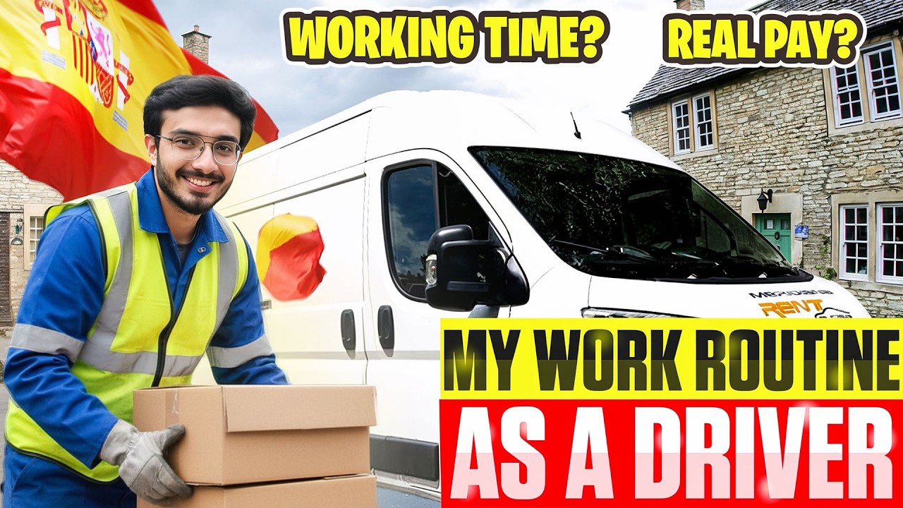 My daily work routine as a driver job in spain 🇪🇸 Job / Income information 2026