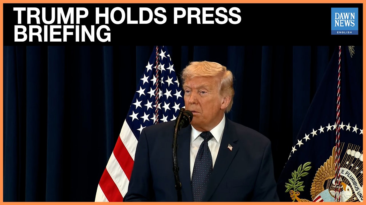 FULL: President Donald Trump Holds Press Conference at White House on March 9 | Dawn News English