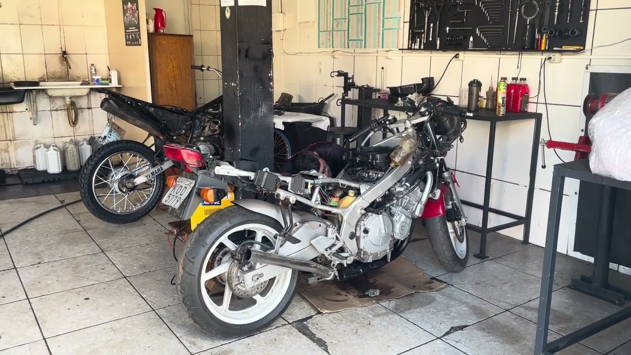 LIGANDO MOTOR DE MOTO PELA PRIMERA VEZ