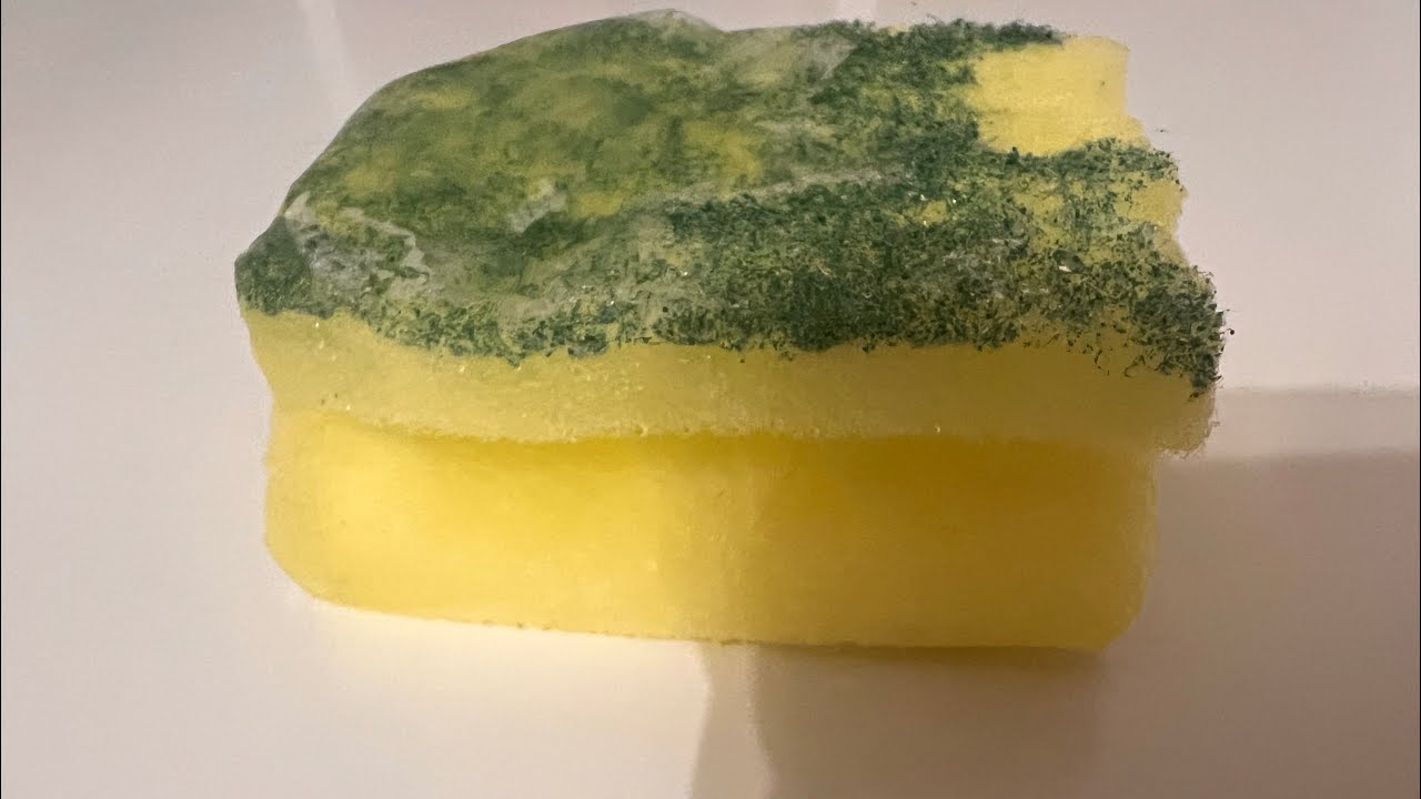 ASMR | Frozen Kitchen Sponge Chewing 🧊 (NO SWALLOWING) (Oddly Satisfying)