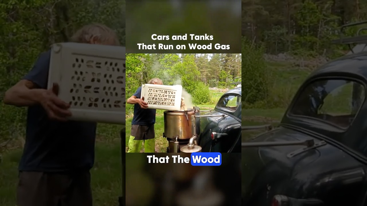 Have you ever seen a car burning wood?