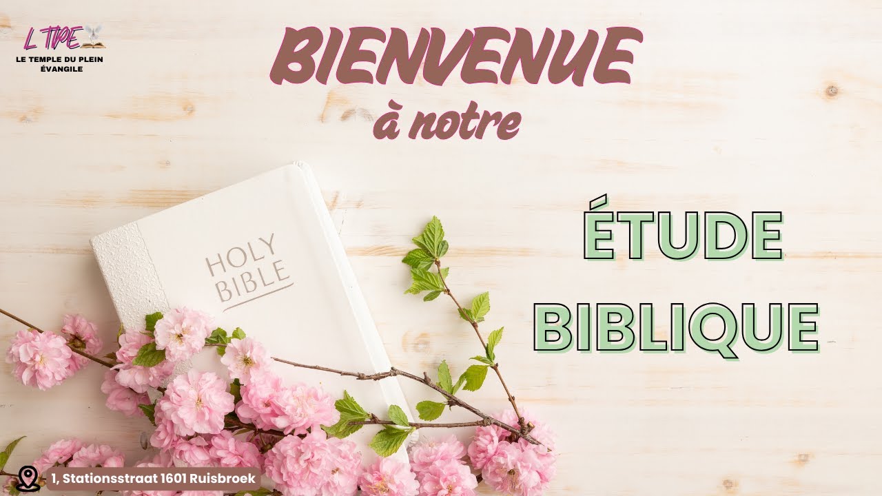 REUNION D'ETUDE BIBLIQUE| 05 SEPTEMBRE 2025 | Fr&egrave;re Yves Mayele