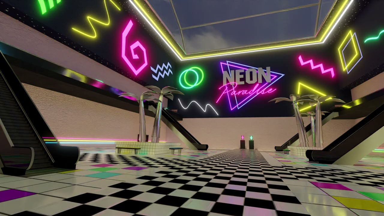 ＮＥＯＮ　ＰＡＲＡＤＩＳＥ　ＭＡＬＬ&trade; (Vaporwave Mix | 3+ Hours)