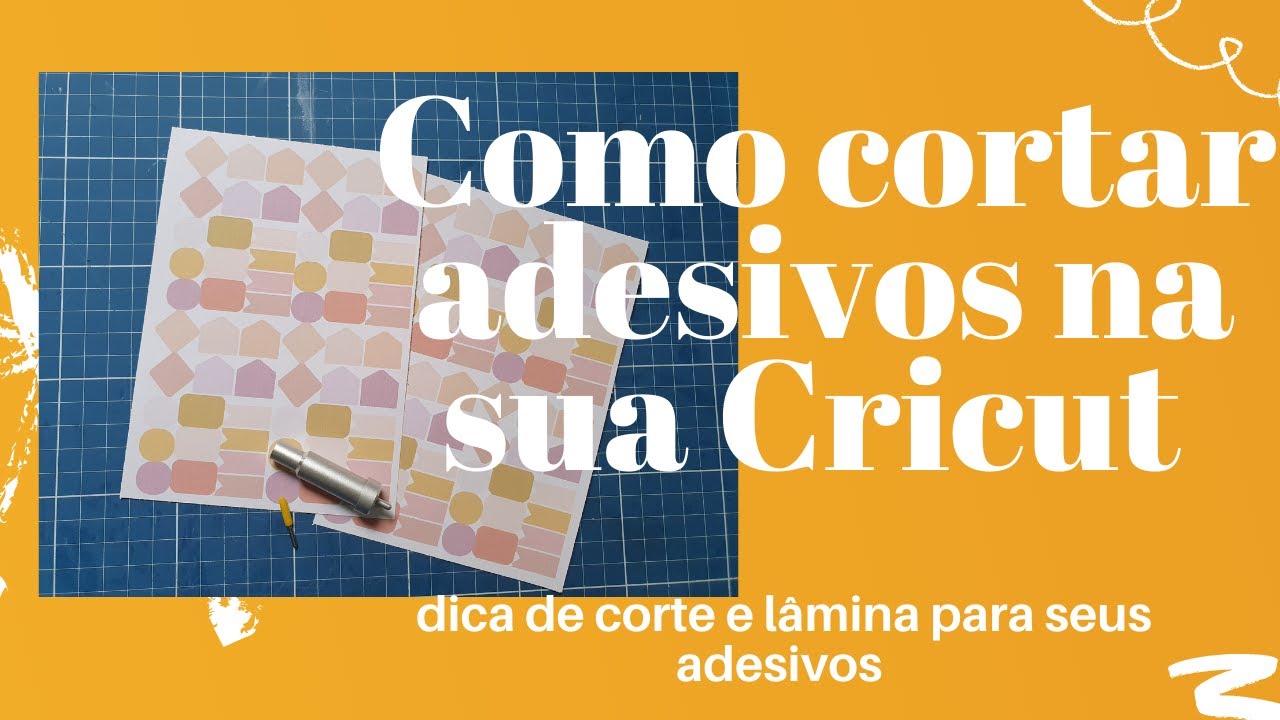 Como cortar adesivo na Cricut