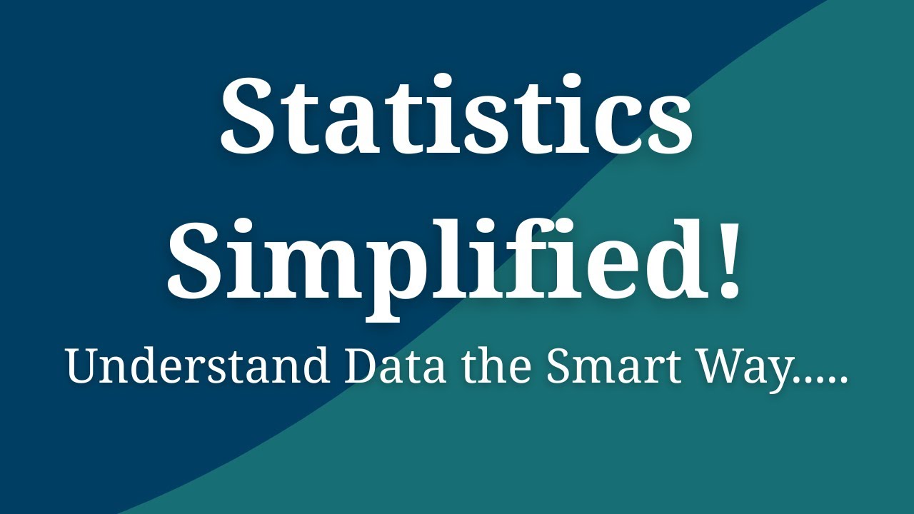 Conceptual Foundations of Statistics | Simplified Explanation for Beginners.#Descriptive#Inferential