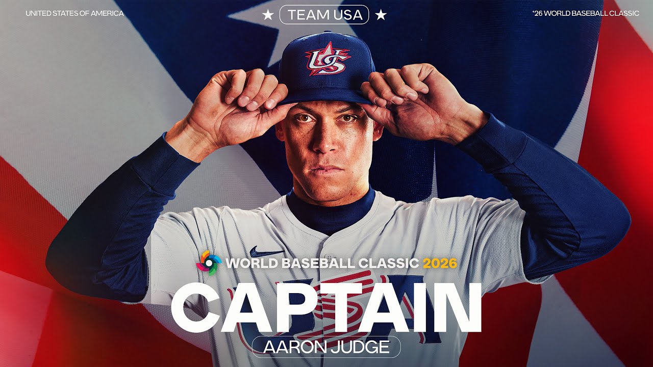 CAPTAIN AMERICA 🇺🇸 Aaron Judge will lead Team USA in the 2026 World Baseball Classic!