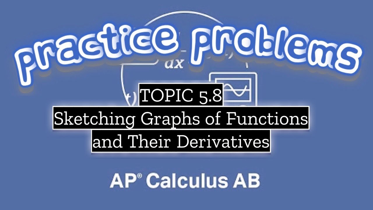 AP Calculus AB TOPIC 5.8 Sketching Graphs of Functions and Their Derivatives