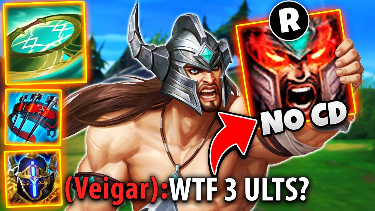 TRYNDAMERE, BUT I CAN LITERALLY ULT 3 TIMES PER FIGHT! (STACK ULTIMATE HASTE)